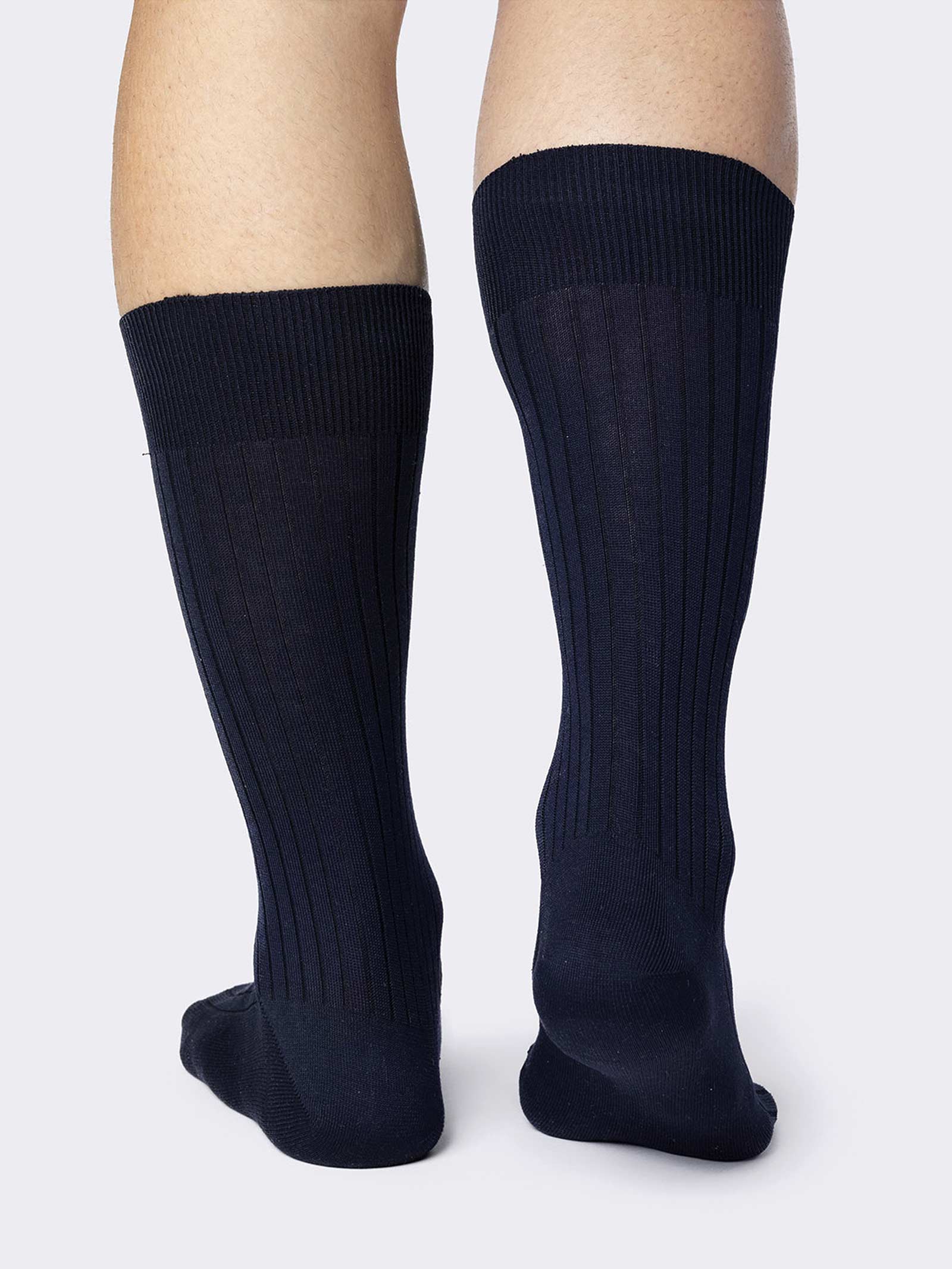 Boardroom Socks Men's Mid-Calf Cotton Dress Socks – Solid, Size 8-12, USA Made