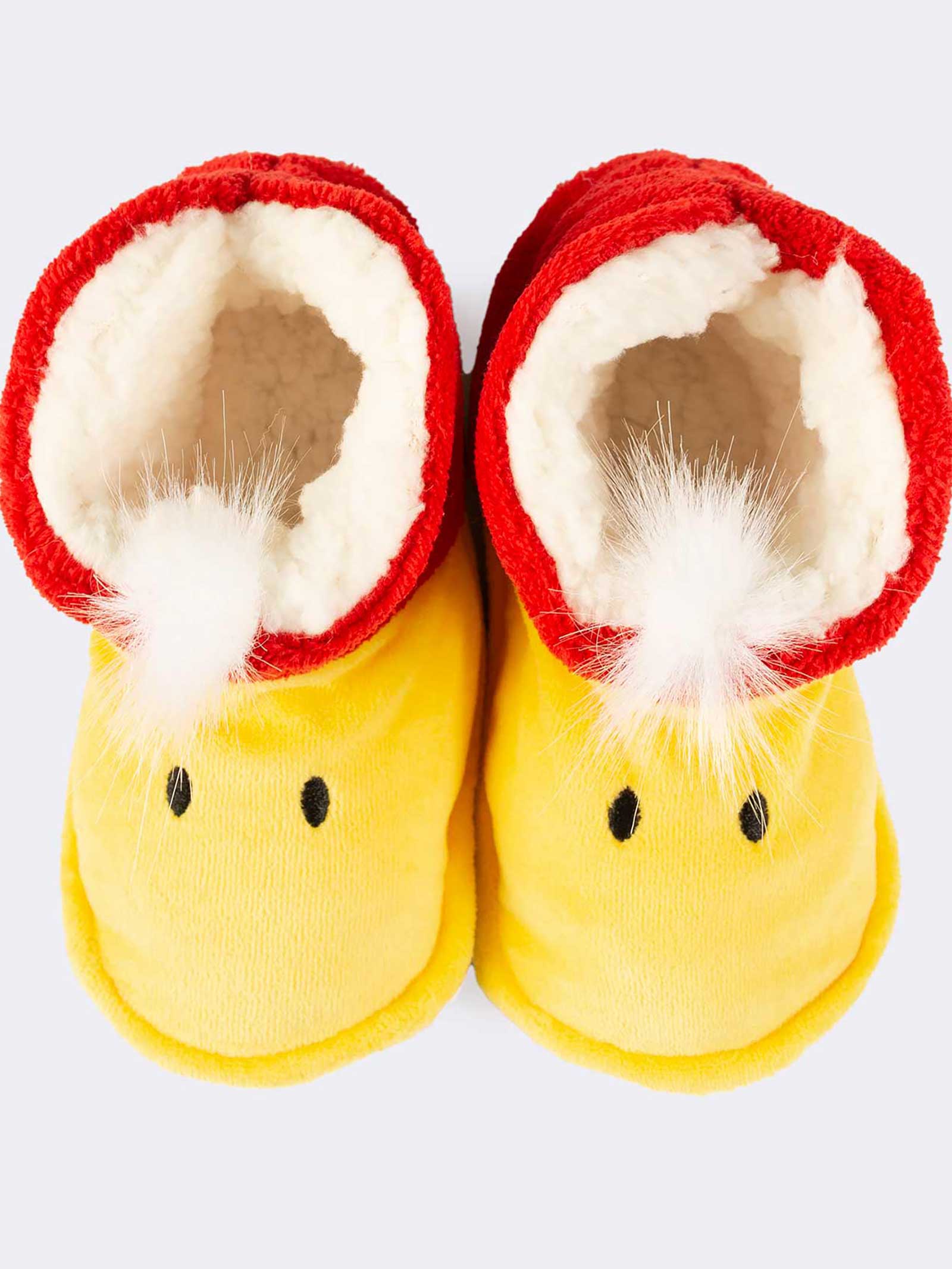 Calze Pantofola Ty Fantasia, Misura Piccola 11-13, Slip-on Morbide In Pile Per Bambini, Multicolore
