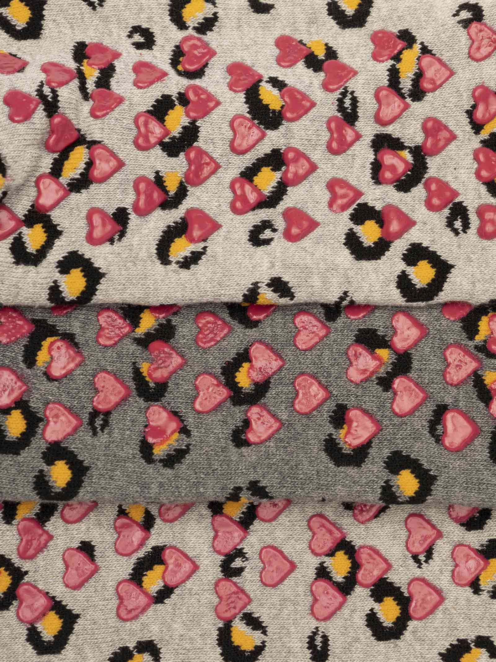 Adiwo Calzini Per Cani Antiscivolo, 4PCS Regolabili E Iavabili Calzini Cane, Protezioni Per Zampe Di Cane Per Piccola Taglia, Media Taglia (Stampa Leopardata XS