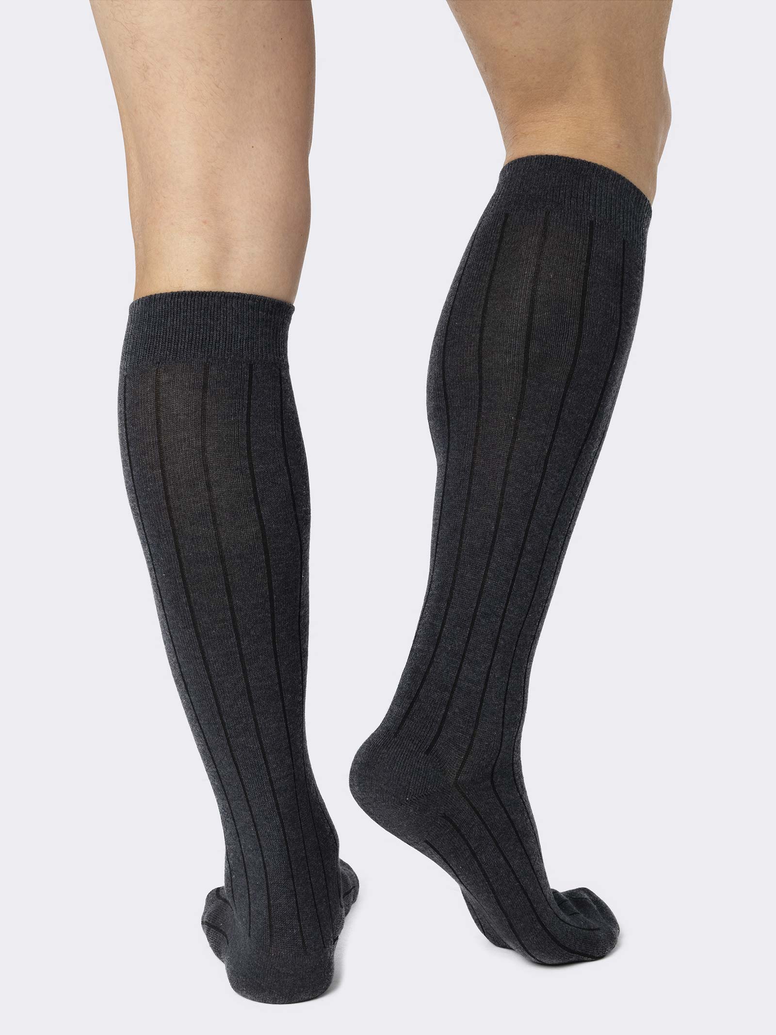 Calze Lunghe Uomo Ciocca Filo Di Scozia - Foto 9