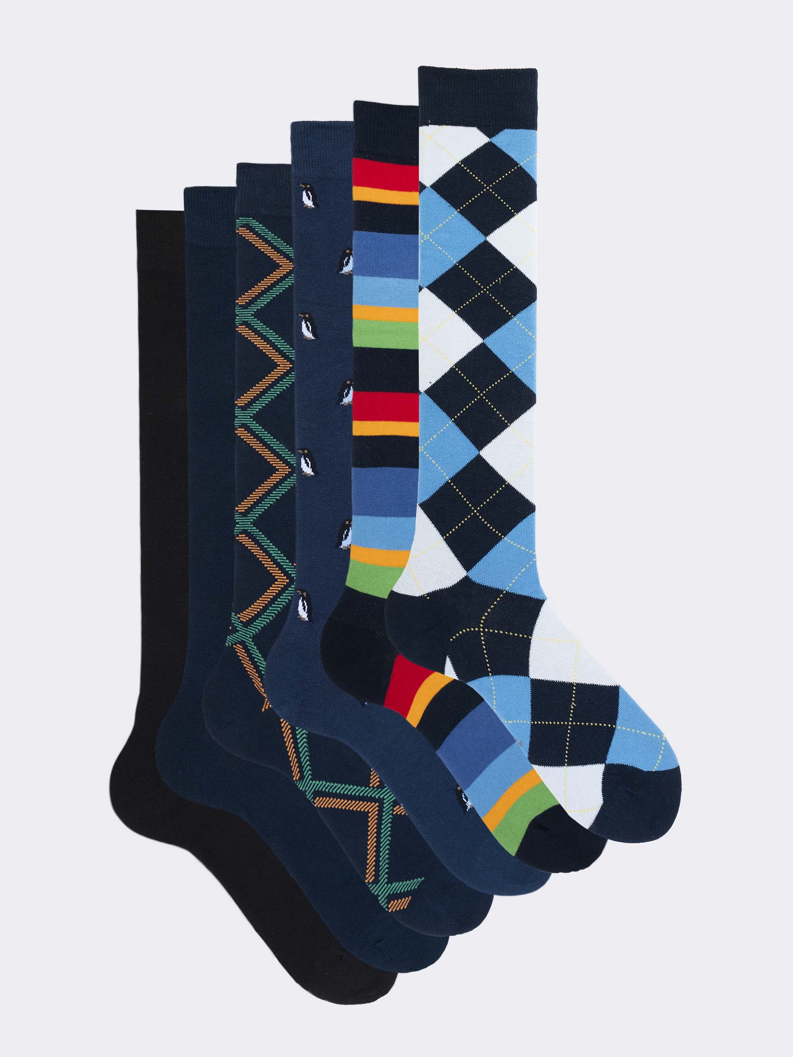 Bike Socks In Cotone Leggero X3, Nero | Calze Uomo