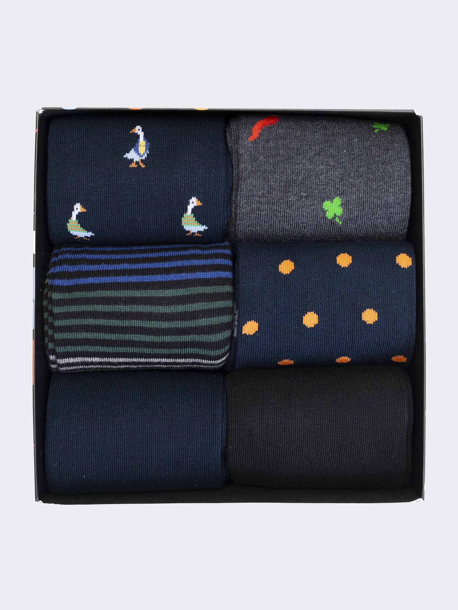 Calzini Bambino Ciocca In Cotone Fresco – 3 O 6 Paia Colorati – Made In Italy - 4