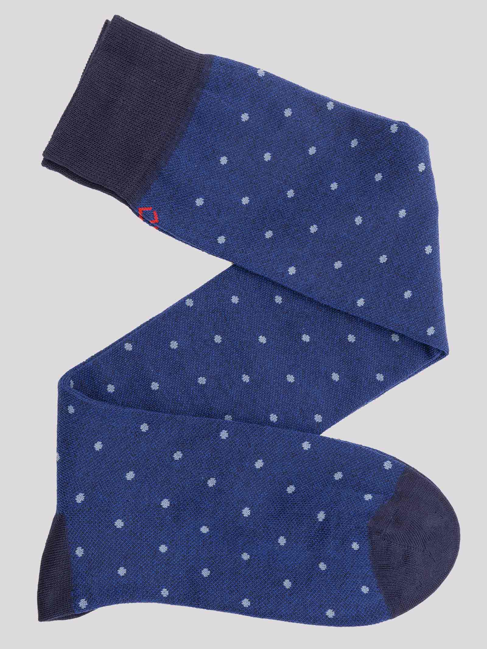 Calzini Uomo Royal Classic A Pois - Taglia 10-13 - Cotone Traspirante - Nuovi Con Etichette