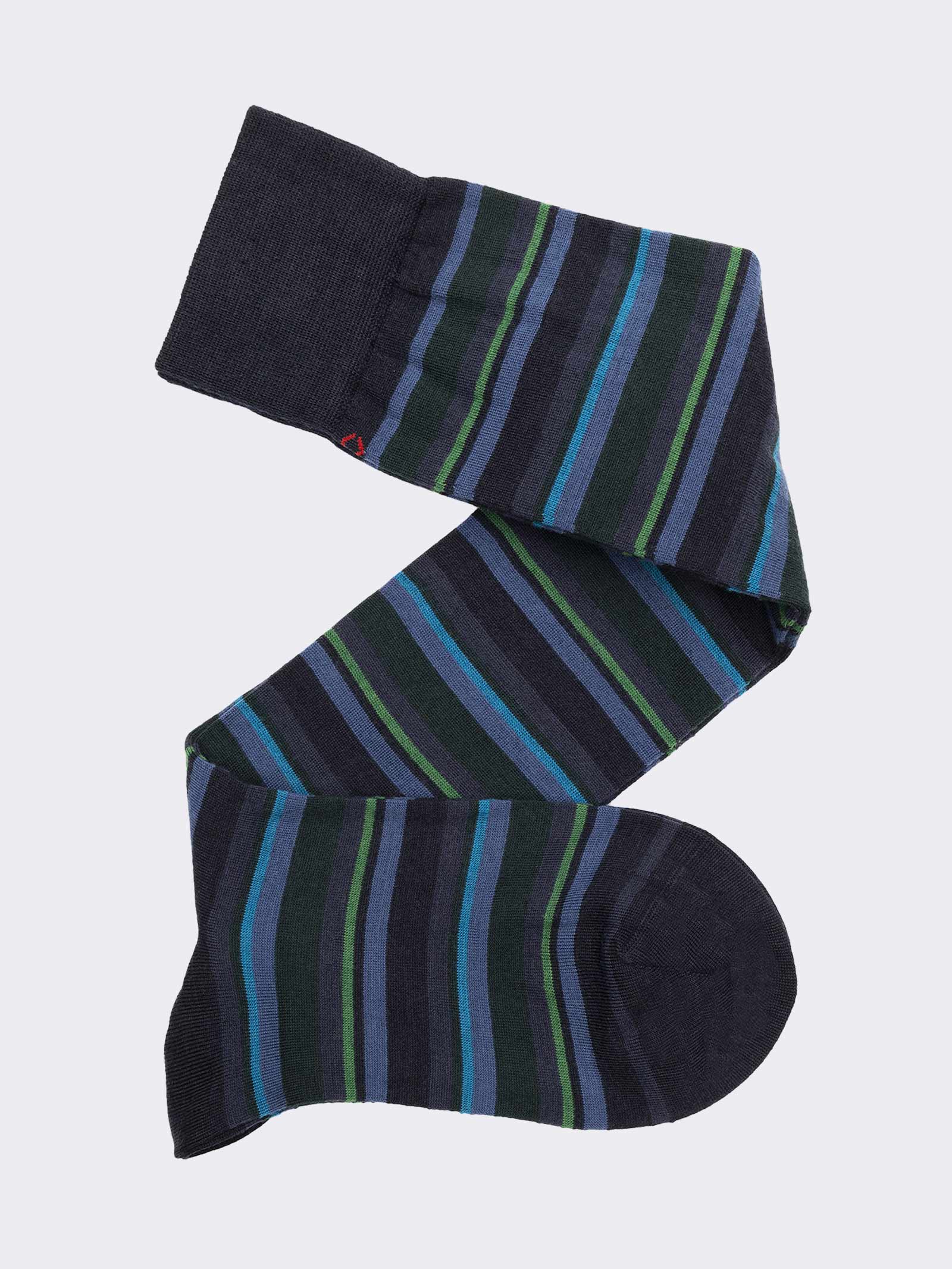 striped wool dress socks Stripe These grey mid Bamboomn Super Soft Fuzzy Team